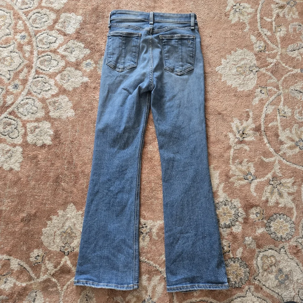 Rag And Bone Nina High-Rise Ankel Flare Jeans.